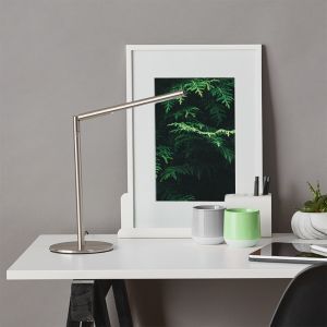 Lampada da scrivania cromata design, Krisje, 6W, 6400K LED, con interruttore