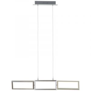 Lampada a sospensione argenta moderna, Sara, 30W, 3000K LED