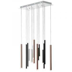 Lampada a sospensione marrone moderna, Olivia, 4W, 3000K LED