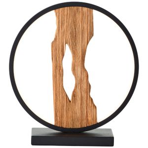 Lampada da tavolo legno rustica, Raynor, 7,5W, 3000K LED, con interruttore