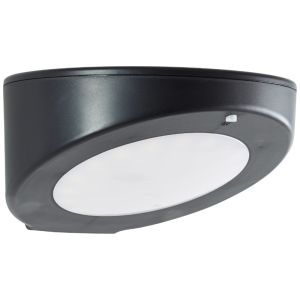 Applique da esterno solare nera moderna, Winesh, 3W, 4000K LED, IP44
