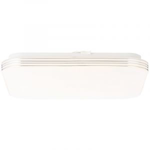 Lampada da soffitto bianca design, Isa, 24W, 3000K LED