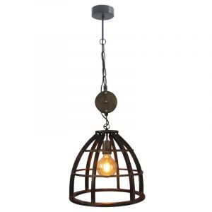 Lampada a sospensione nera industriale, Esmee
