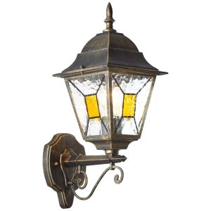 Lampada da esterno color ruggine classica, Levinus, IP44