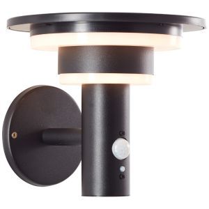 Applique da esterno solare nera moderna, Lonneke, 3W, 3000K LED, IP44