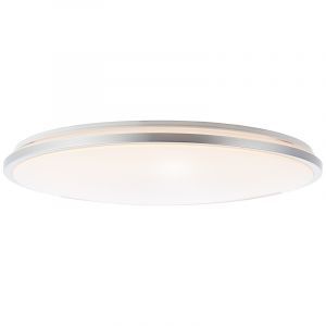 Plafoniera bianca moderna, Haron, 60W, colore regolabile LED, con telecomando