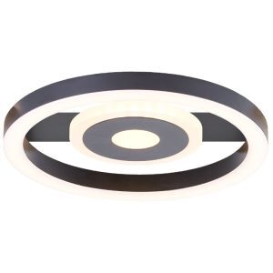 Plafoniera nera design, Konrad, 9W, 3000K LED