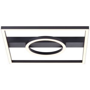 Plafoniera nera design, Konrad, 20W, 3000K LED