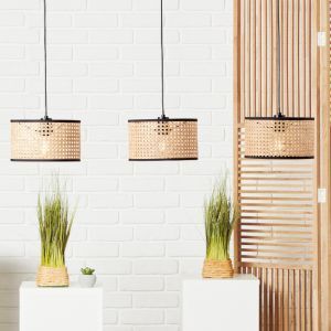 Lampada a sospensione nera rustica, Emmelie