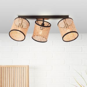 Faretto da soffitto beige rustico, Emmelie