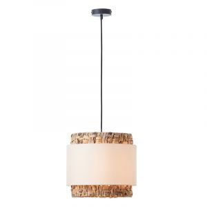 Lampada a sospensione marrone rustica, Vibeke