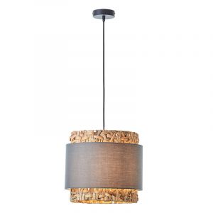 Lampada a sospensione grigia rustica, Vibeke