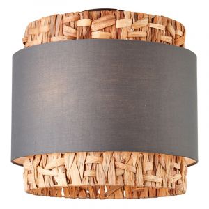 Lampada da soffitto grigia rustica, Vibeke