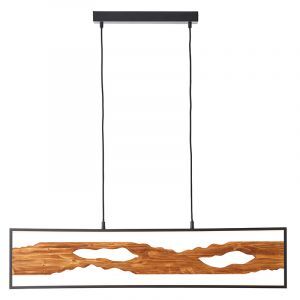 Lampade a sospensione per tavolo da pranzo marrone rustica, Raynor, 20W, 3000K LED