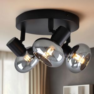 Faretto da soffitto nero design, Tanju