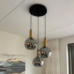 Lampada a sospensione grigia design, Giada