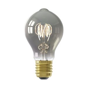 Calex lampadina LED E27 regolabile grigio, A60, 4W, 1800K
