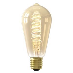 Calex lampadina Edison LED E27 regolabile ambra, 3,8W, 2100K