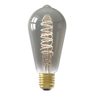 Calex lampadina Edison LED E27 regolabile grigio, 4W, 1800K