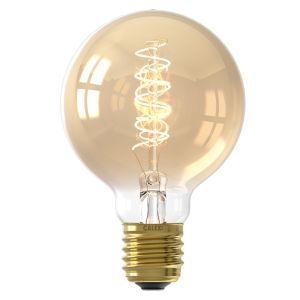 Calex lampadina a filamento LED E27 regolabile ambra, 3,8W, 2100K