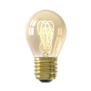 Calex lampadina a filamento LED E27 regolabile ambra, 2,5W, 2100K
