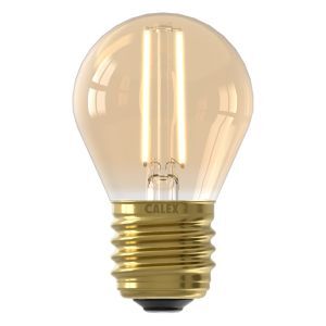 Calex lampadina a filamento LED E27 regolabile ambra, 3,5W, 2100K