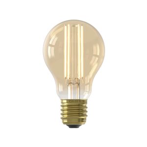 Calex lampadina a filamento LED E27 regolabile ambra, 7,5W, 2100K