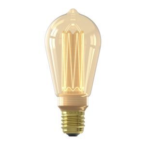 Calex lampadina Edison LED E27 regolabile ambra, 3,5W, 1800K