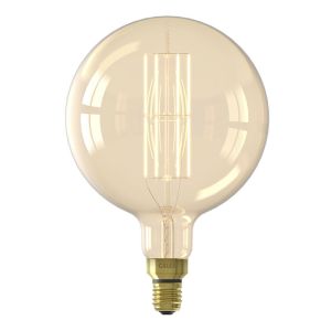 Calex lampadina a filamento LED E27 regolabile ambra, 10,5W, 2100K