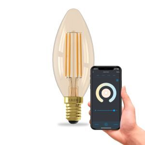 Calex lampadina LED smart E14 ambra, 5W, 1800-3000K