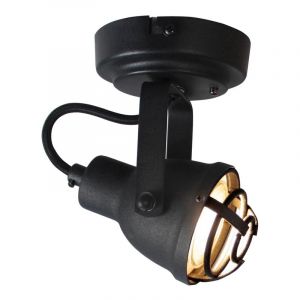 Faretto da soffitto nero industriale, Chaira