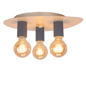 Lampada da soffitto blu metallo, Leilani
