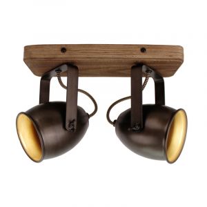 Faretto da soffitto nero vintage, Chanice