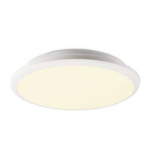 Plafoniera nera in plastica, Joachim, 24W, 3000K LED