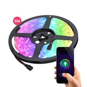 Striscia LED WiFi smart per TV da 5 metri, 30w, RGB (tutti i colori)