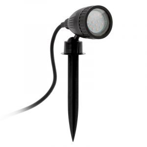Faretto da giardino nero in plastica, Judy, IP44