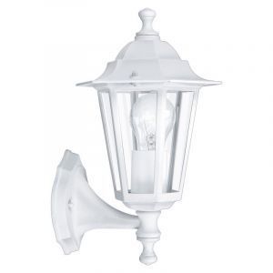 Lampada da esterno bianca in alluminio, Alieke, IP44