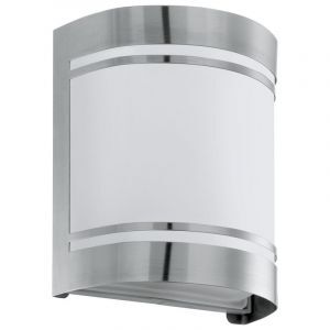Lampada da esterno argenta in vetro, Aartje, IP44