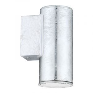 Lampada da esterno grigia in acciaio, Marlies, IP44