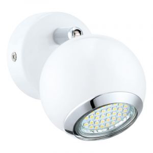 Faretto da soffitto cromato in acciaio, Anissa