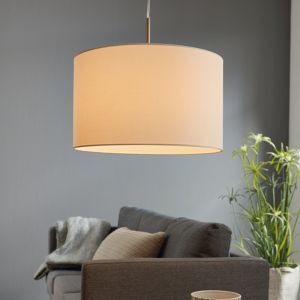 Lampada a sospensione bianca in tessuto, Abano