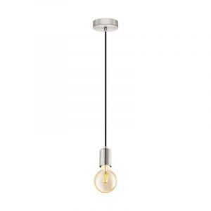 Lampada a sospensione in nichel metallo, Christel
