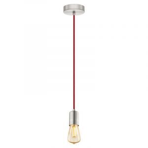 Lampada a sospensione in nichel metallo, Christel