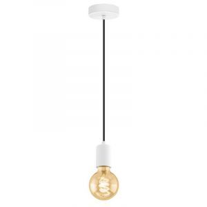 Lampada a sospensione bianca metallo, Christel
