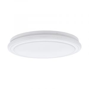 Plafoniera bianca in acciaio, Elseline, 30W, colore regolabile LED