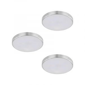 Luce sottopensile cucina argenta in alluminio, Vanya, 2W, 3000K LED