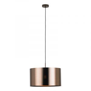 Lampada a sospensione marrone in plastica, Noor