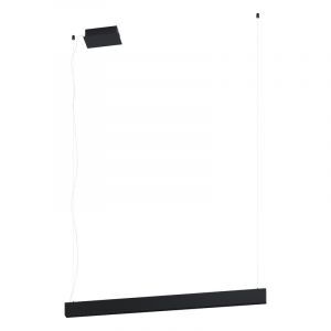 Lampada a sospensione nera in acciaio, Varun, 31W, 3000K LED