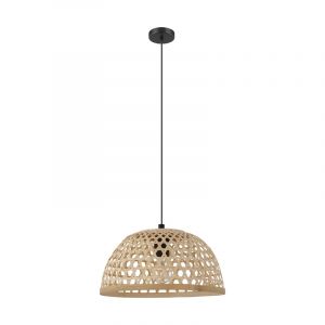 Lampada a sospensione in legno, Maiko