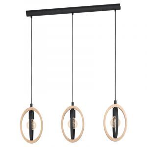 Lampada a sospensione in legno, Angeline